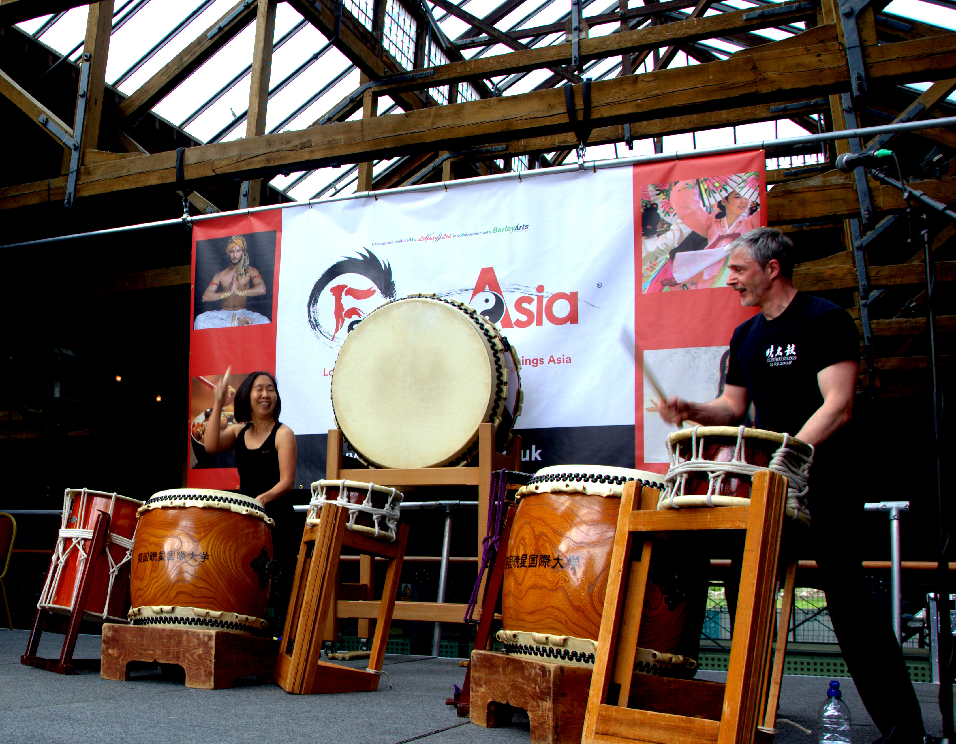 Japanese Taiko Drums Performance on the Main Stage