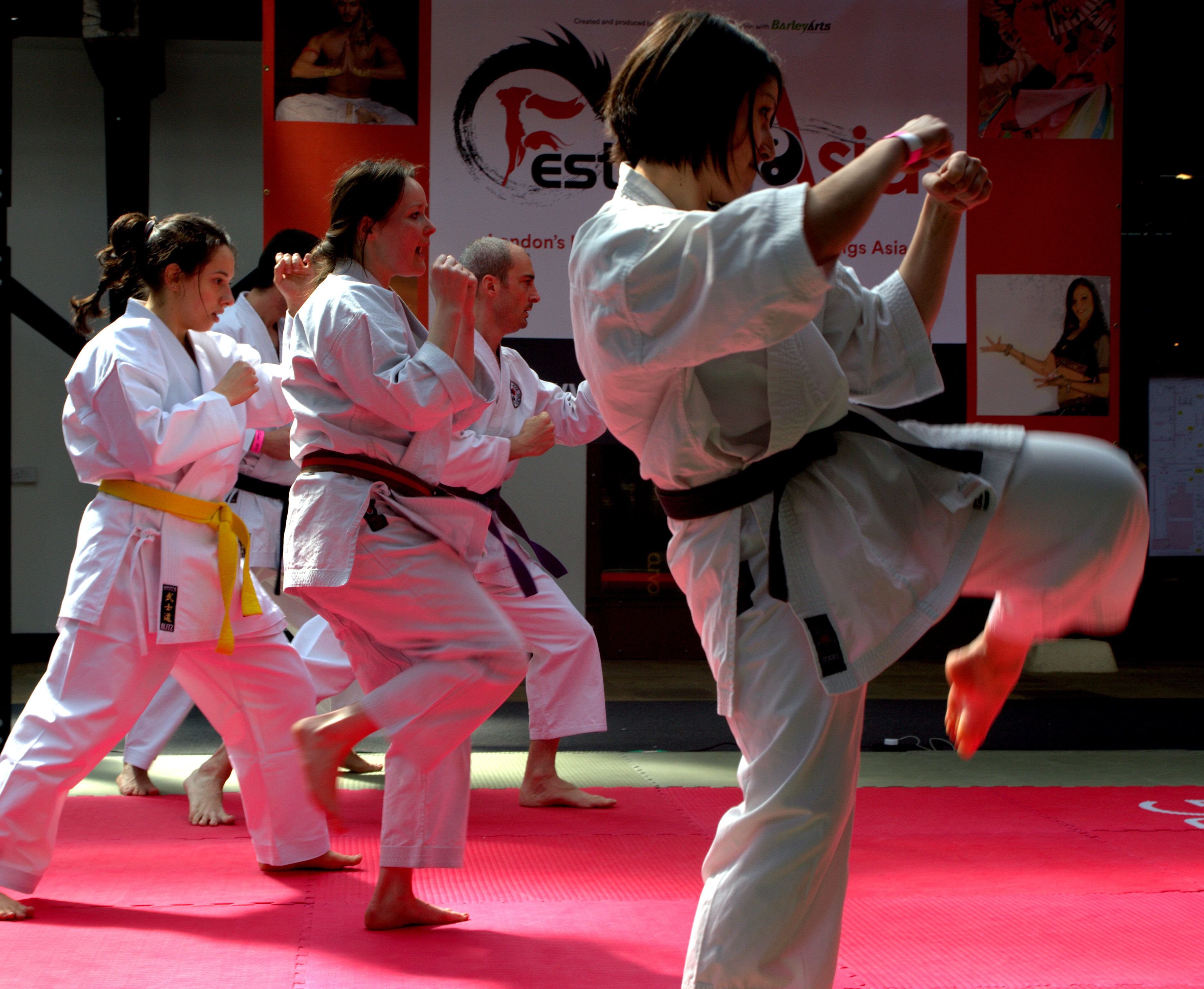 Demonstration of the 1st Kata in Karate