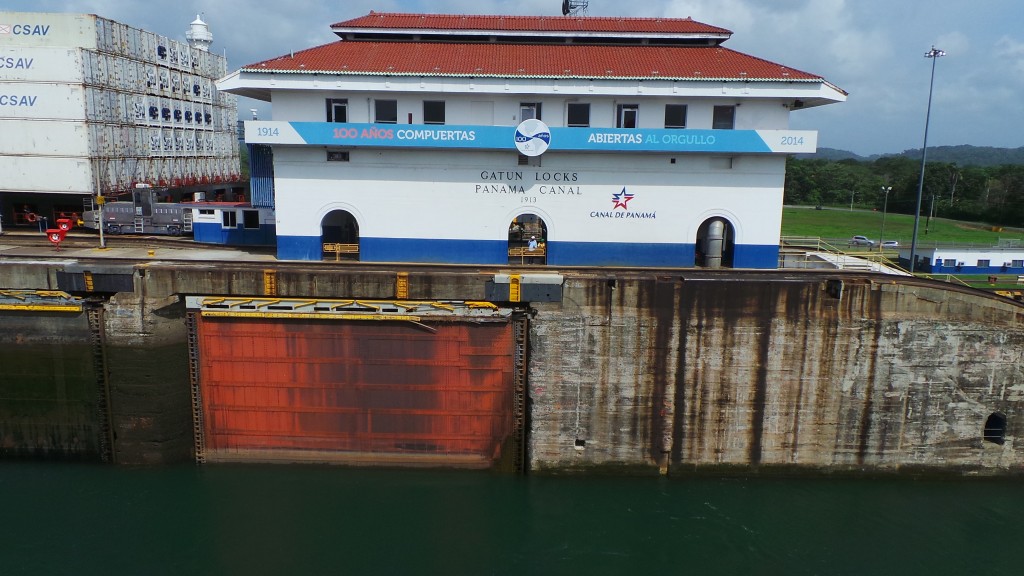 Gatun Locks at the Panama Canal