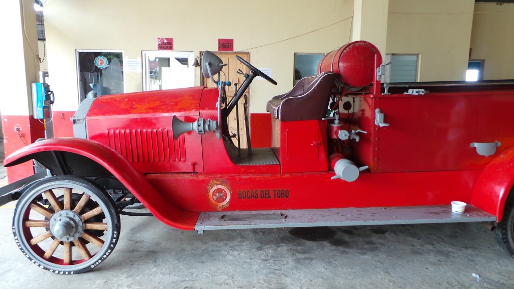 Vintage Fire Fighting Truck at Isla Colon