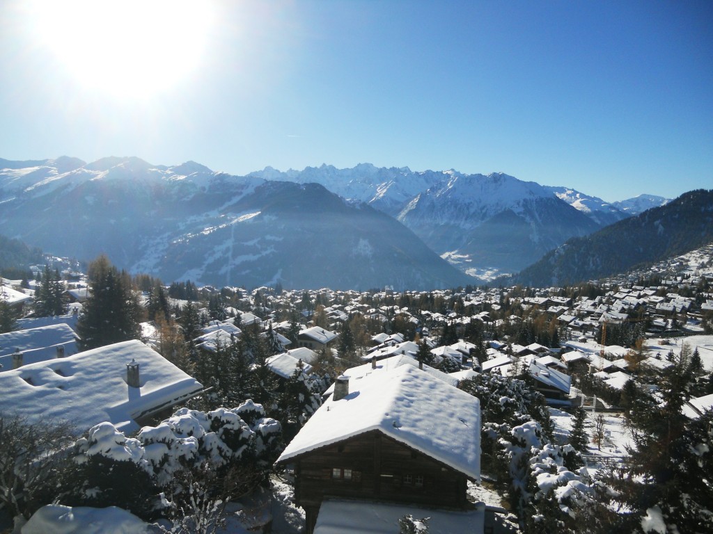 Verbier on a beautiful morning