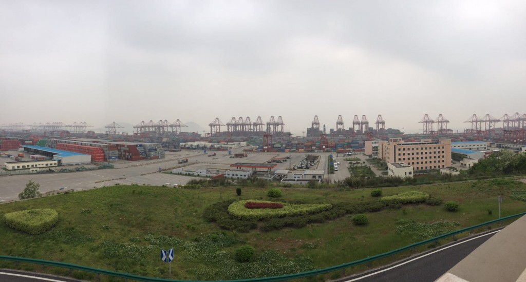 Biggest container ship port in the world