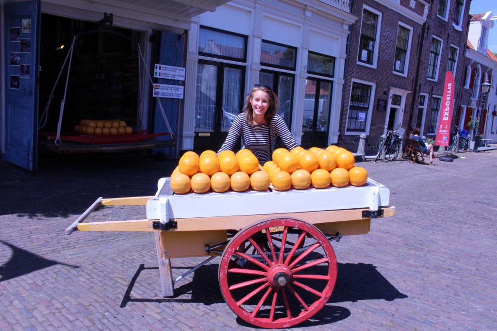 My touristy picture in Edam!