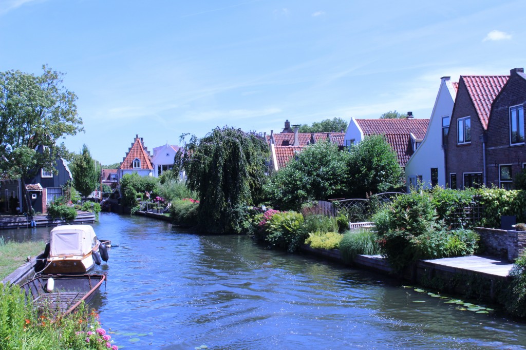 View from the Constabelbrug in Edam