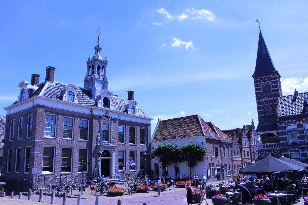 The Edam Museum and at a lively square