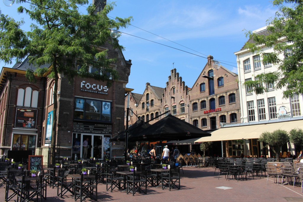 Korenmarkt in Arnhem on a summer day