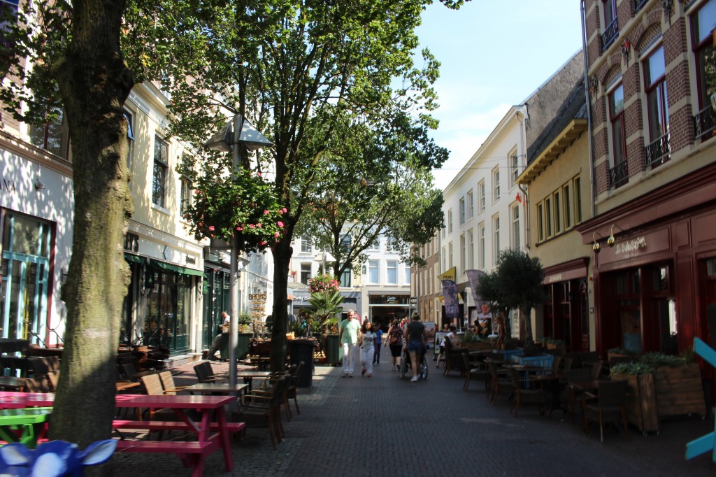 Streets of the city centre of Arnhem.