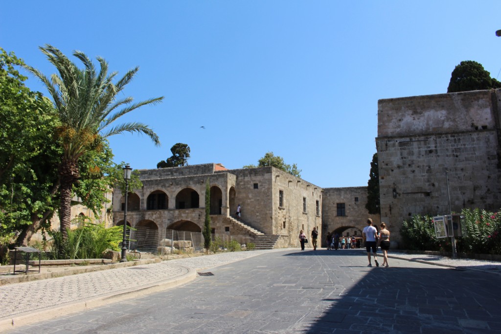 Walking through the Medieval City in Rhodes