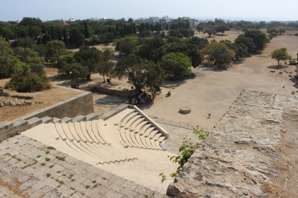 Ancient Theatre in the Acropolis of Rhodes